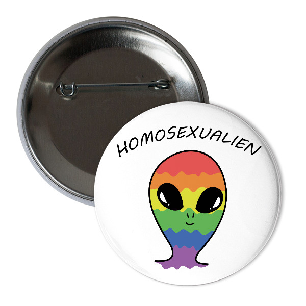Odznáček  s potiskem homosexualien