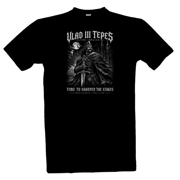 Tričko s potiskem Vlad III Tepes-The Impaler