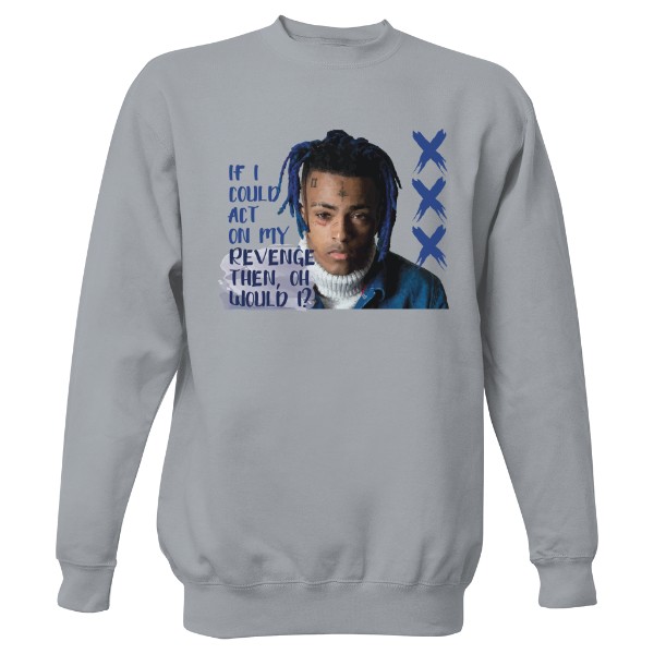 Mikina bez kapuce Unisex s potiskem XXXTENTACION - Revenge